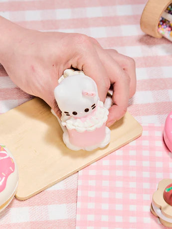 Pink Kitten Birthday Cake Squeeze Toy
