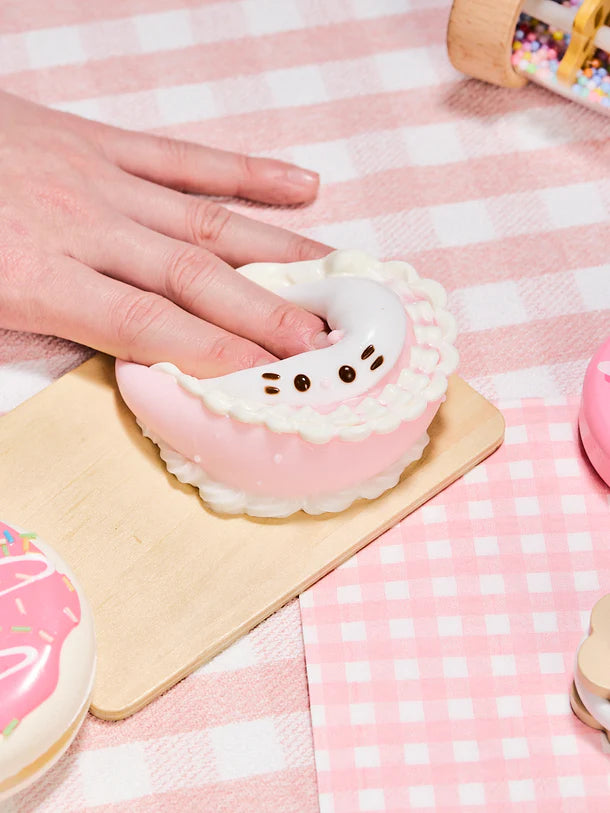 Pink Kitten Birthday Cake Squeeze Toy