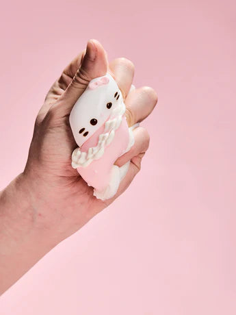 Pink Kitten Birthday Cake Squeeze Toy