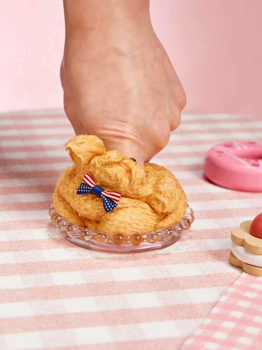 Flocked Poodle Dog Squeeze Toys