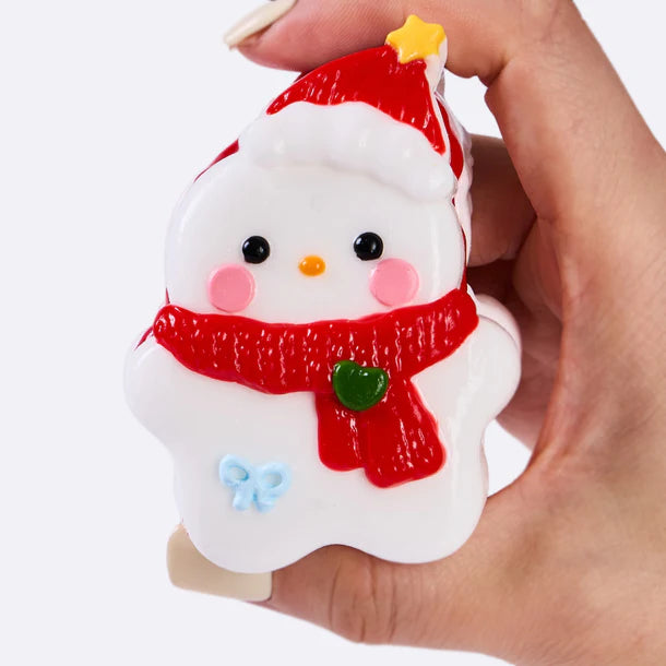 Snowman Cookie Taba Squishy