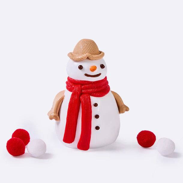 Snowman with Red Scarf Taba Squishy