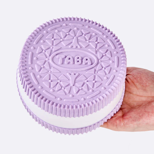 Jumbo Purple-white Sandwich Cookie Taba Squishy