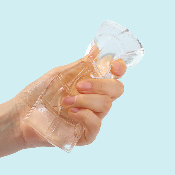 Crystal Clear Dubai Chocolate Taba Squishy