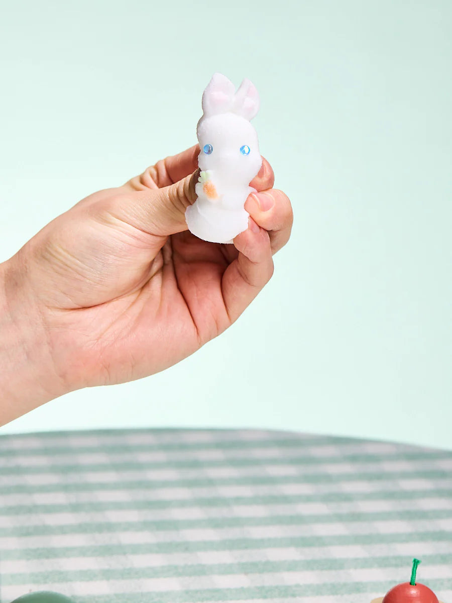 Flocked Mini Rabbit Taba Squishy