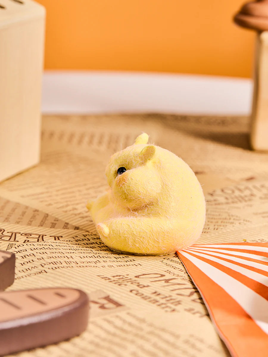 Flocked Hamster Taba Squishy