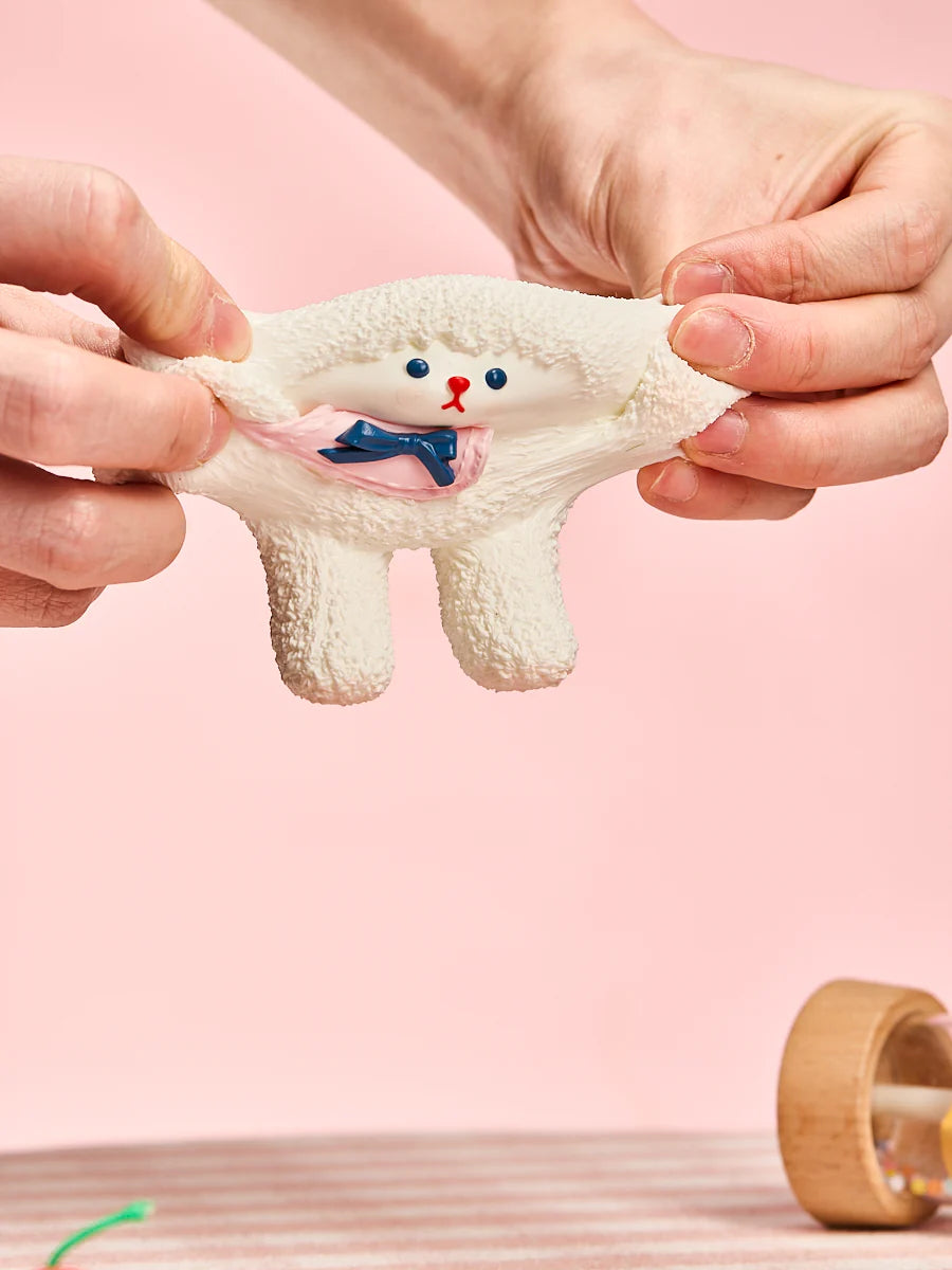 Parent-child White Lamb Set Taba Squishy