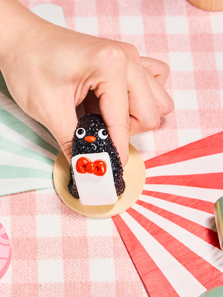 Triangle Funny Face Rice Ball Taba Squishy