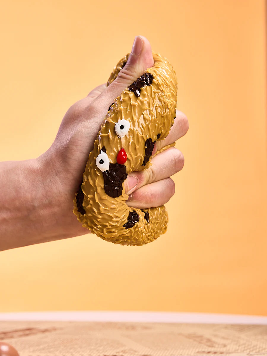 Brown Funny Rectangular Rice Ball Taba Squishy