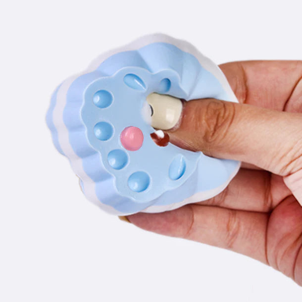 Blue Cute Monster Sandwich Cookie Taba Squishy