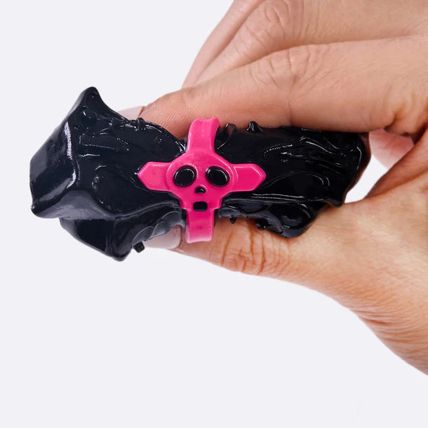Black Butterfly with Pink Cross Taba Squishy