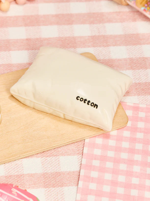 White Cotton Pillow Squeeze Toys