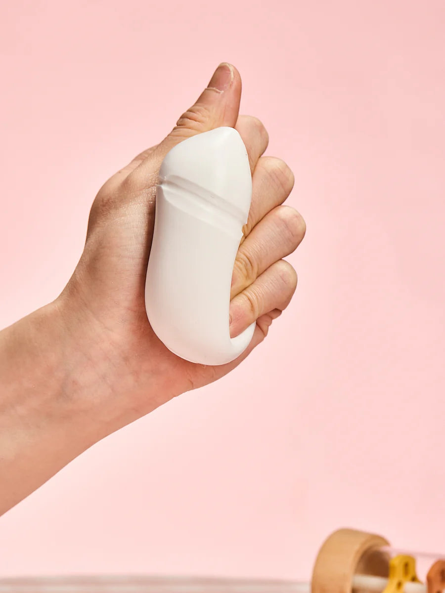 White Bluetooth Earbuds Squeeze Toys