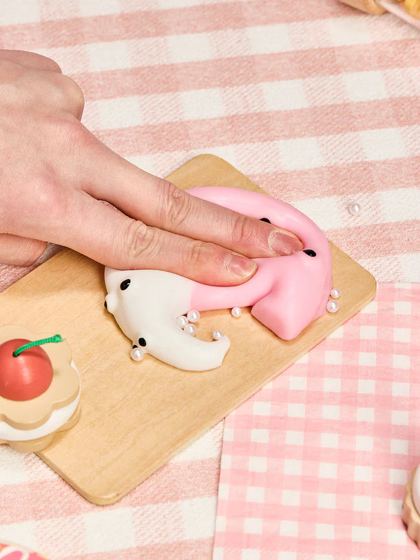 Pink-white Octopus Arms Squeeze Toys