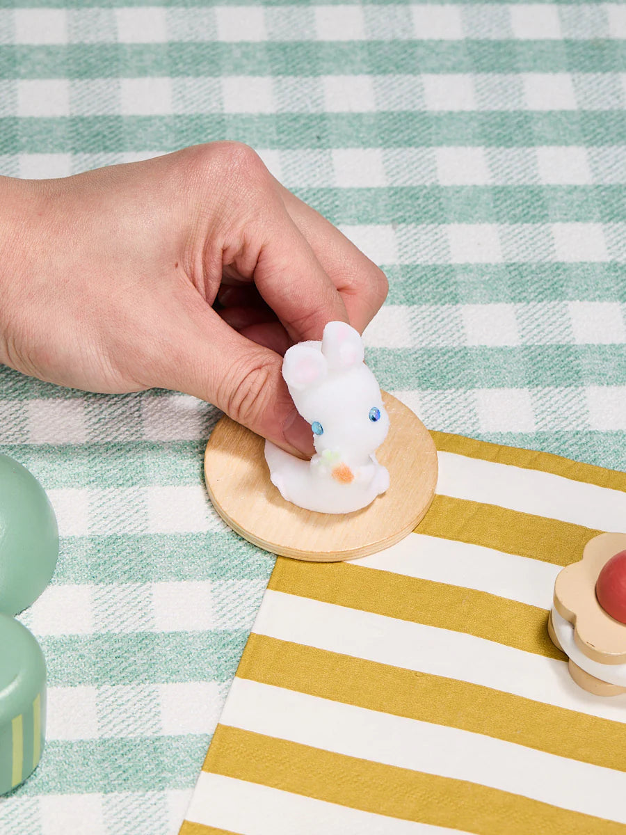 Flocked Mini Rabbit Taba Squishy