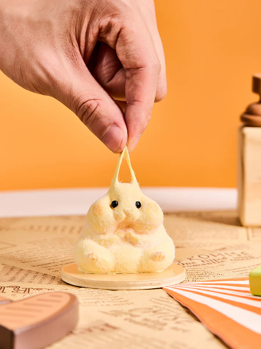 Flocked Hamster Taba Squishy