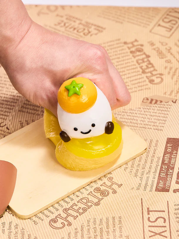 Grapefruit Tart Squeeze Toy