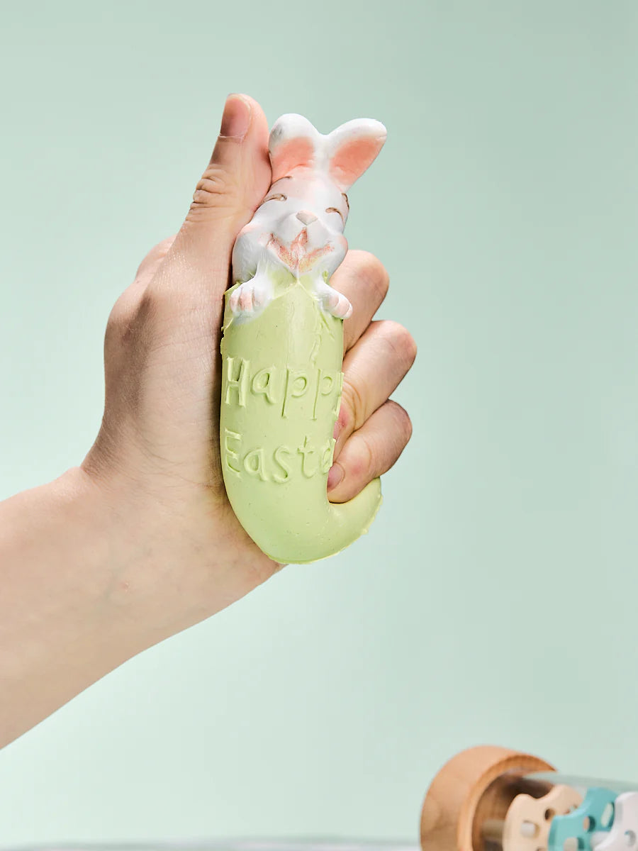 Bunny in Green Easter Egg Taba Squishy