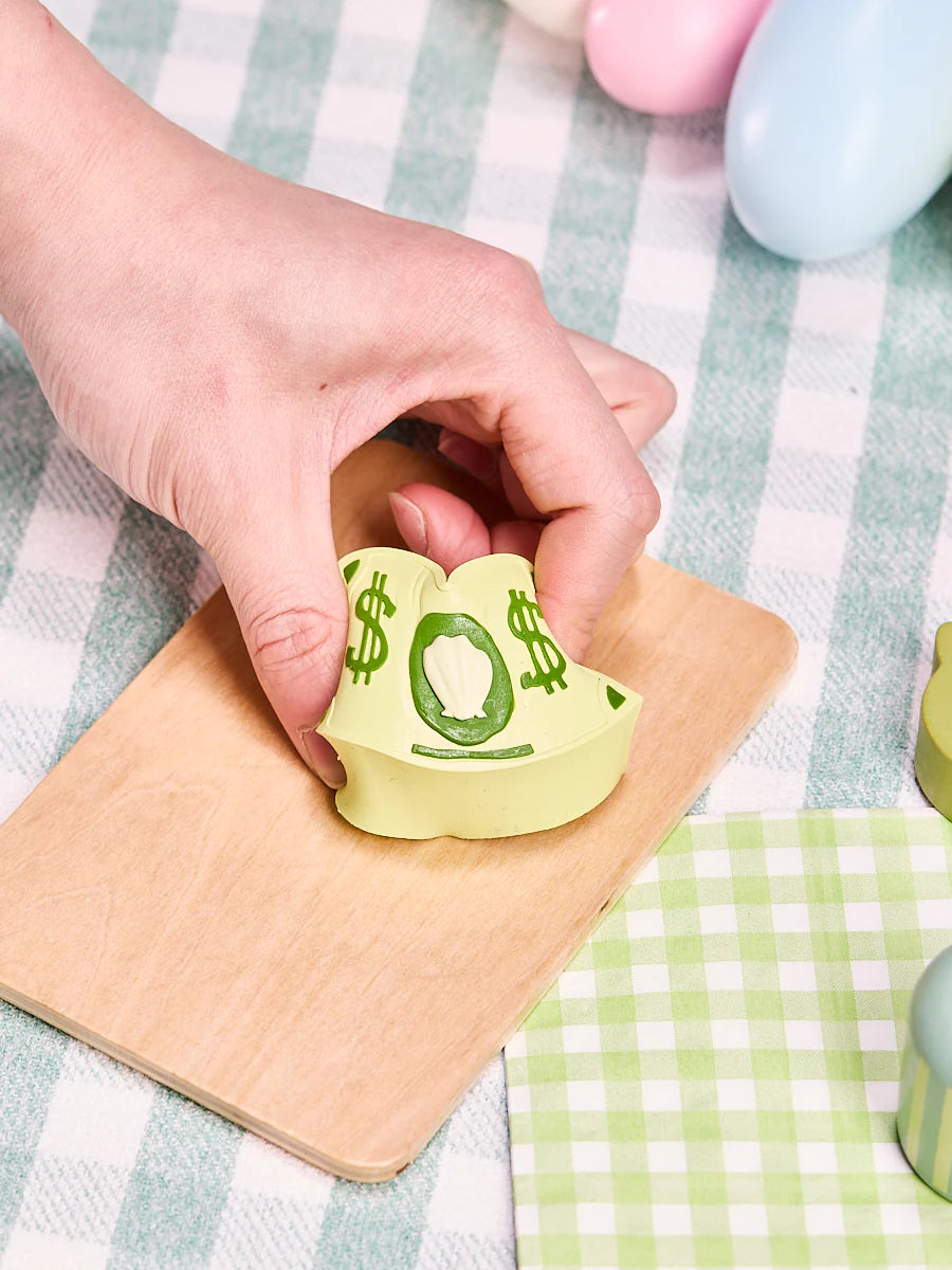 Green Seashell Dollar Taba Squishy