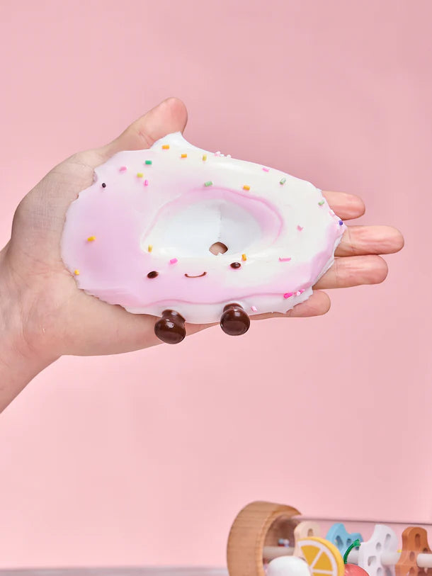 Cute White-pink Donut Squeeze Toys