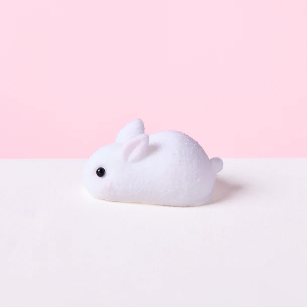 Flocked Mini Rabbit Squeeze Toy