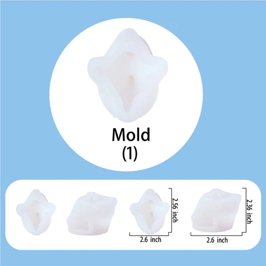 Dolphin Taba Squishy DIY Mold Set