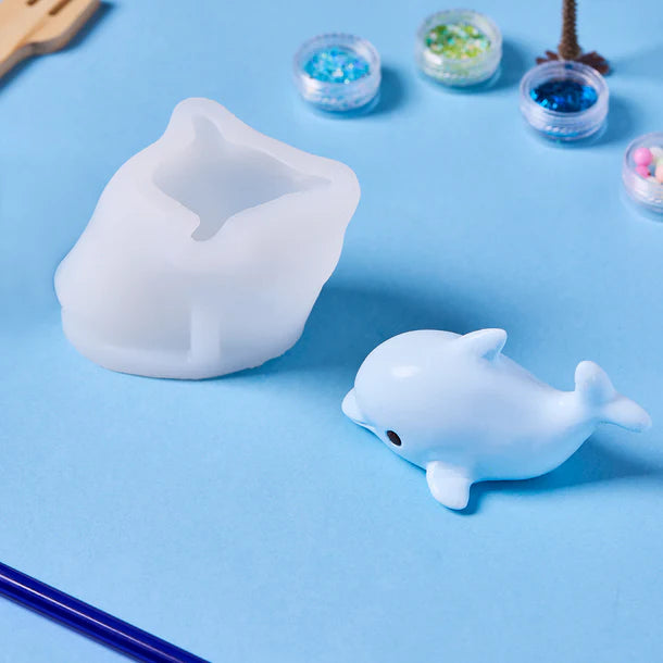 Dolphin Taba Squishy DIY Mold Set