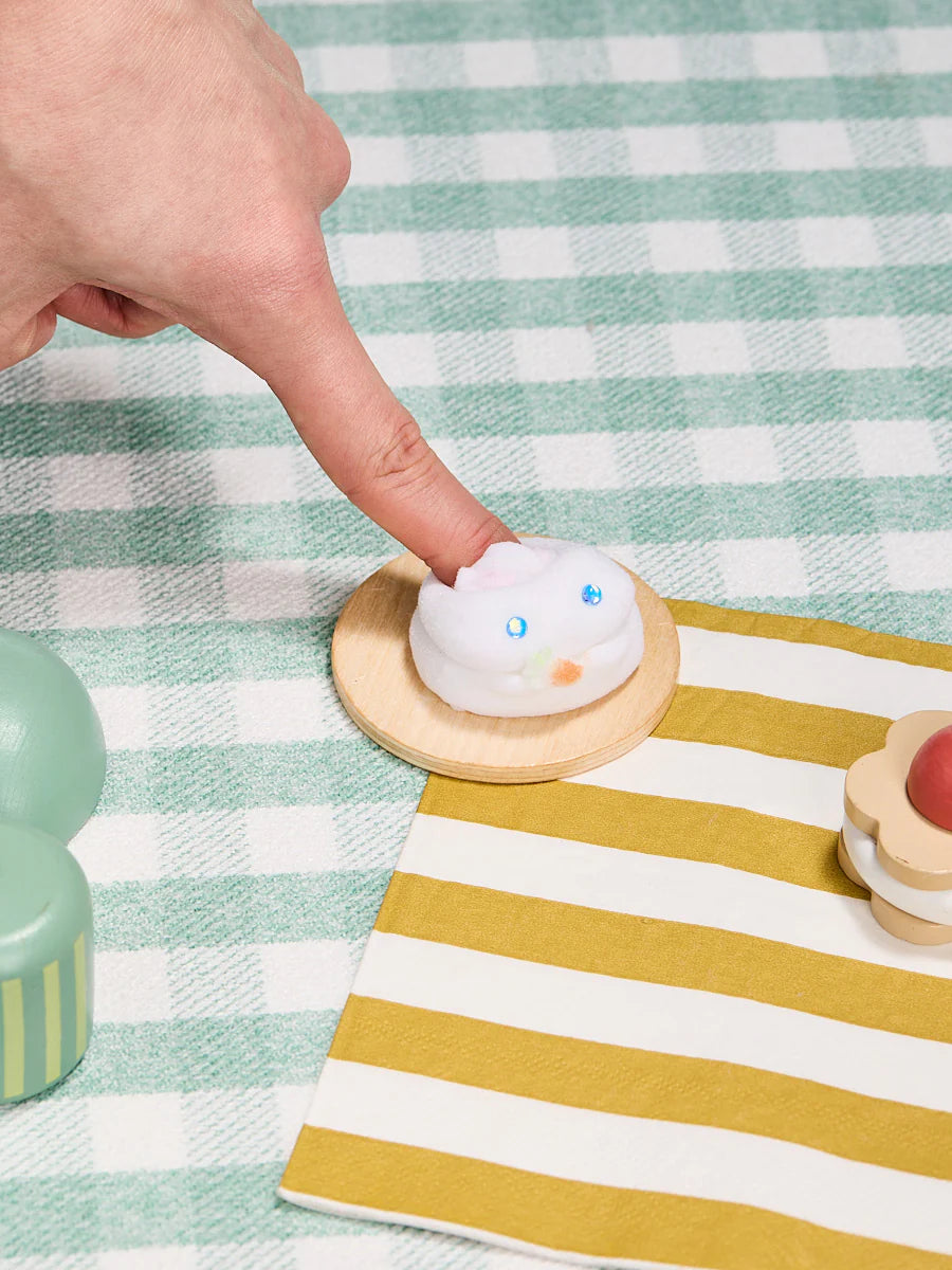 Flocked Mini Rabbit Taba Squishy