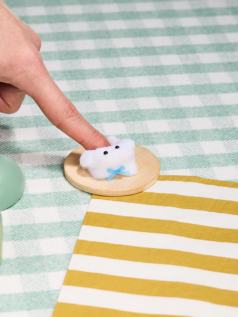 Flocked Mini Dog Taba Squishy