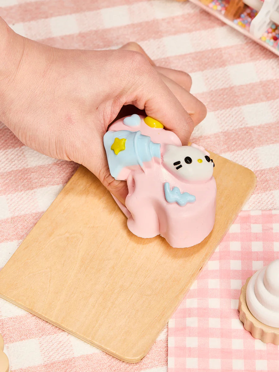 Pink Kitten Paint Tray Taba Squishy