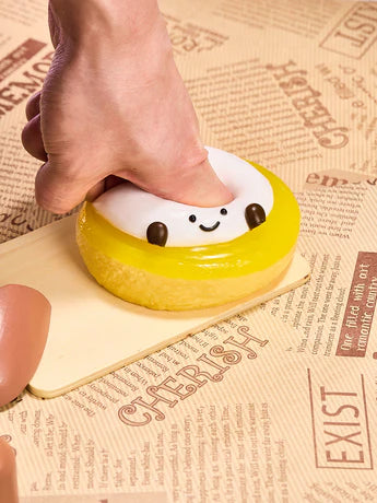 Grapefruit Tart Squeeze Toy