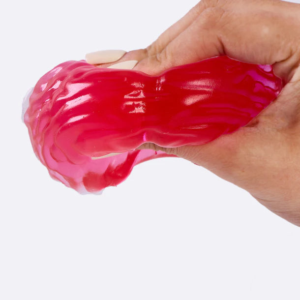 Clear-red Brain Taba Squishy