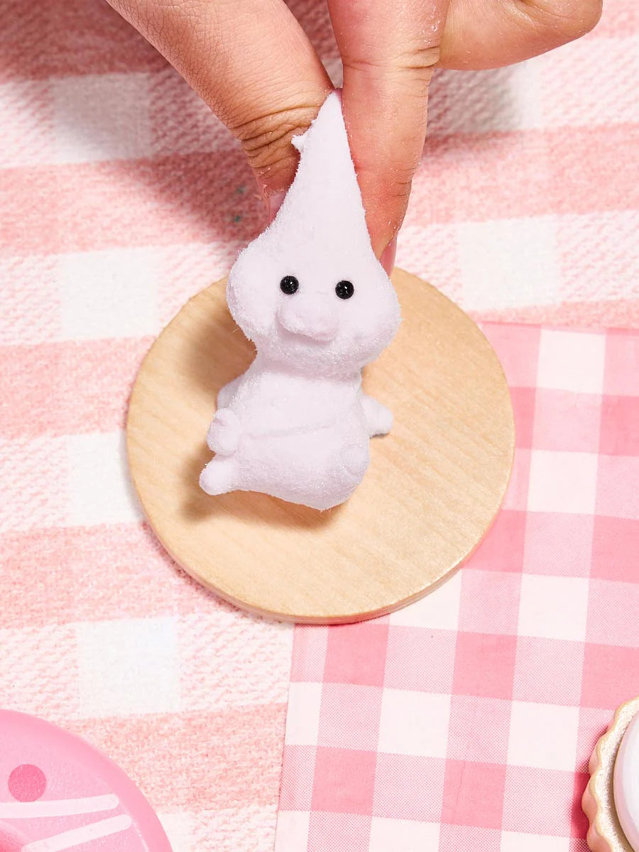 Flocked Mini Pink Pig Taba Squishy
