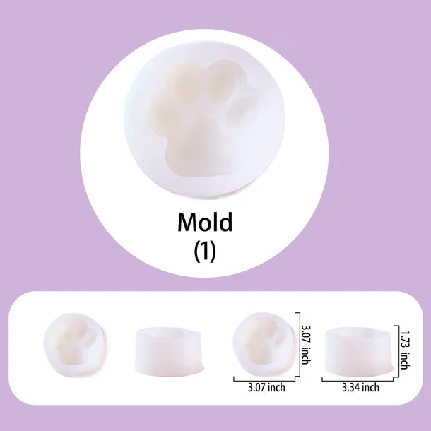 Paw Taba Squishy DIY Mold Set