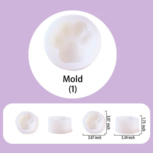 Paw Taba Squishy DIY Mold Set