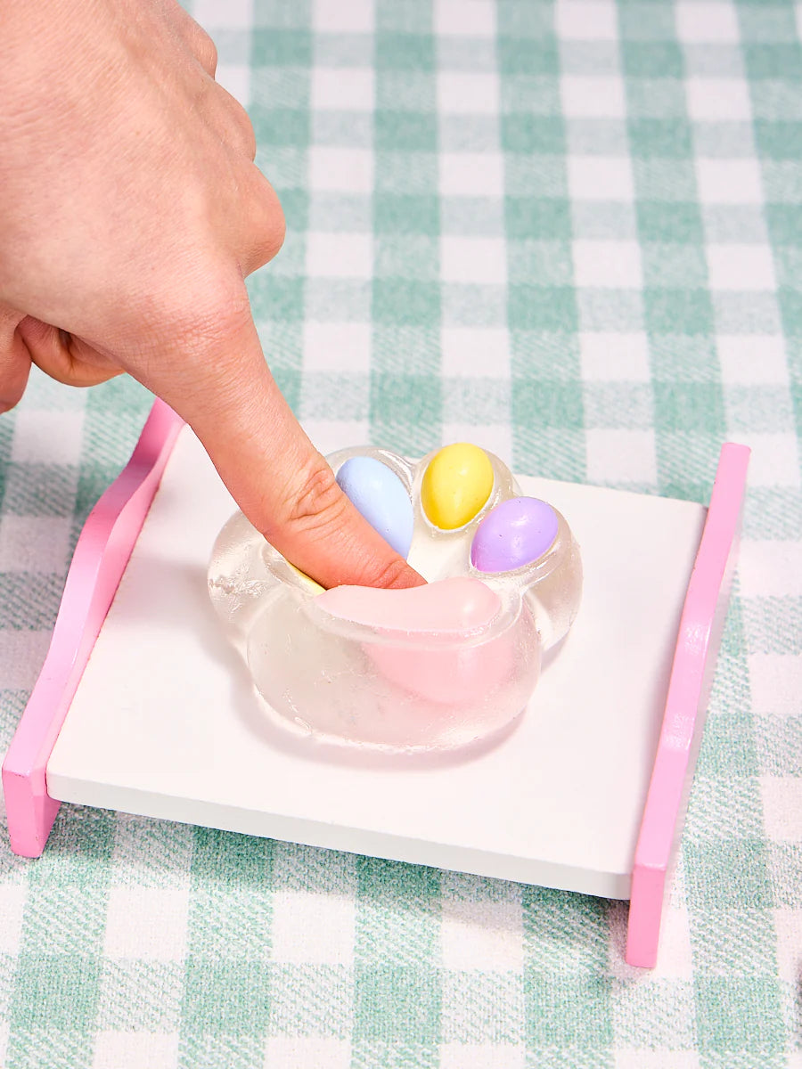Transparent-colorful Paw Squeeze Toy