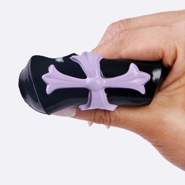 Black Butterfly with Purple Cross Taba Squishy