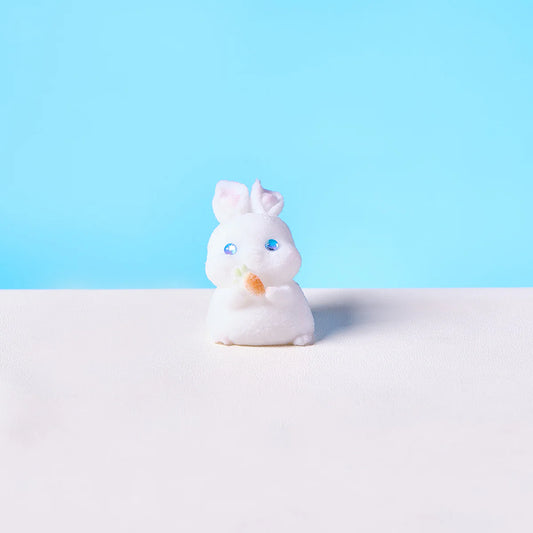 Flocked Mini Rabbit Taba Squishy