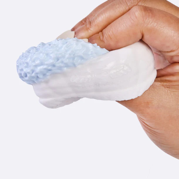 White-blue Snow Boot Taba Squishy