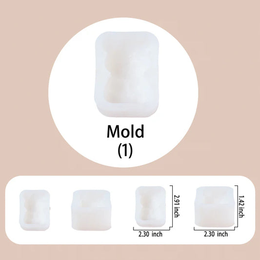 Butter Bear Taba Squishy DIY Mold Set