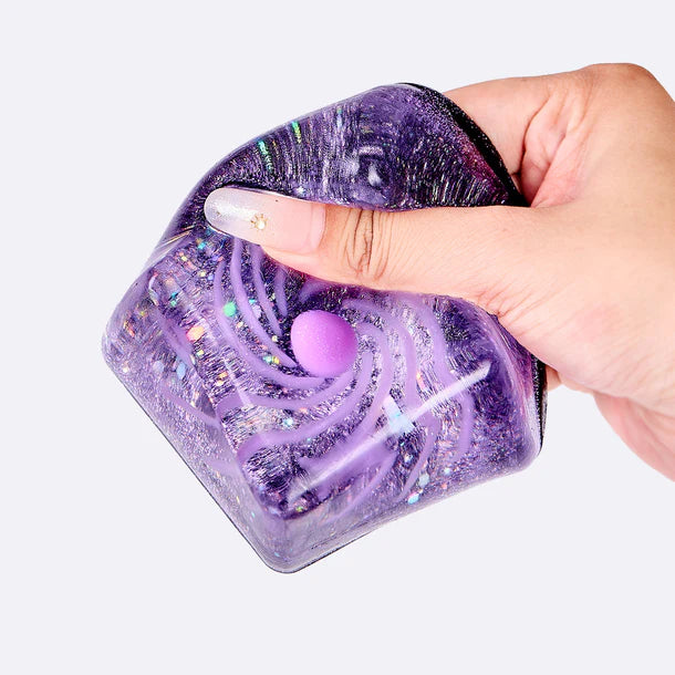 Nested Light Purple Space Ice Cube Taba Squishy