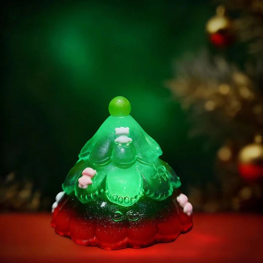 Christmas Tree with Green Light Taba Squishy