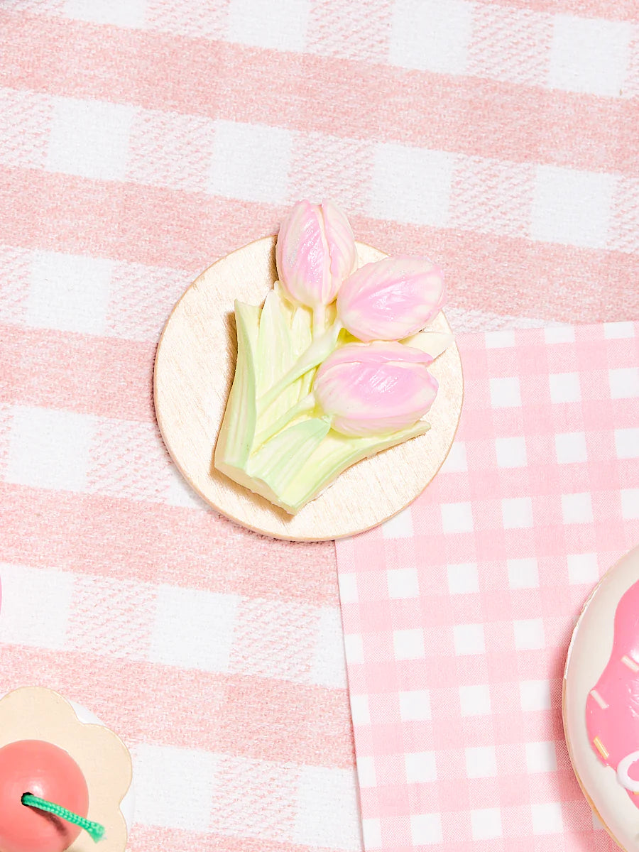 Pink Tulip Taba Squishy