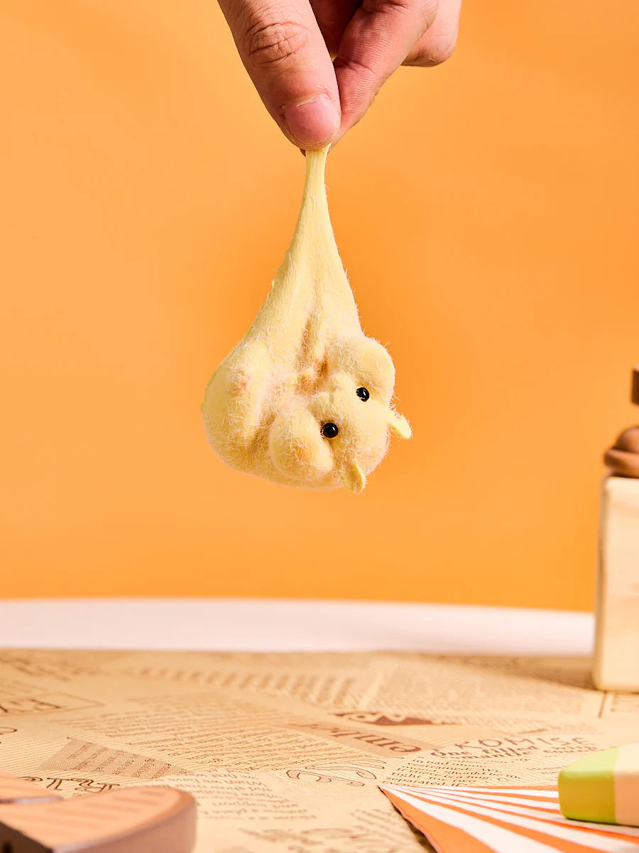 Flocked Hamster Taba Squishy