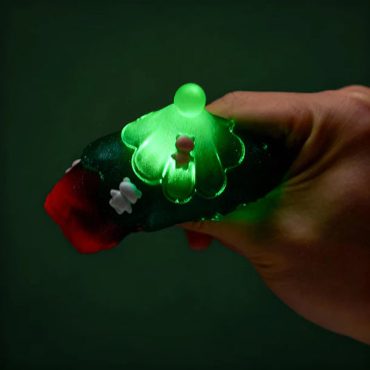 Christmas Tree with Green Light Taba Squishy