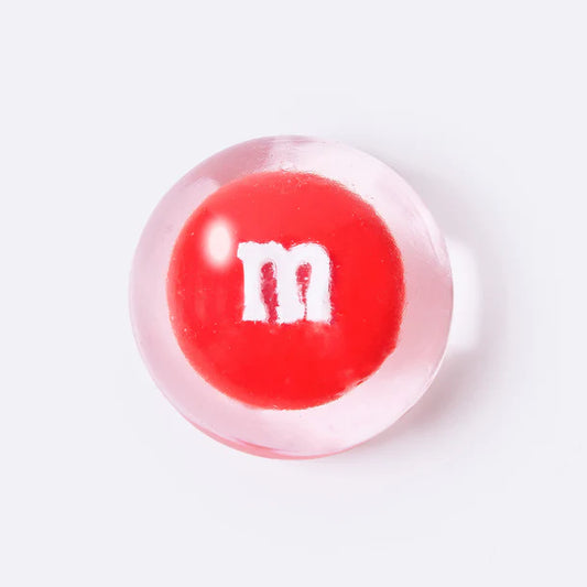 Nested Crystal Red M&M Taba Squishy