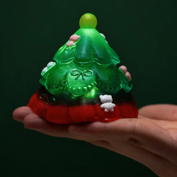 Christmas Tree with Green Light Taba Squishy