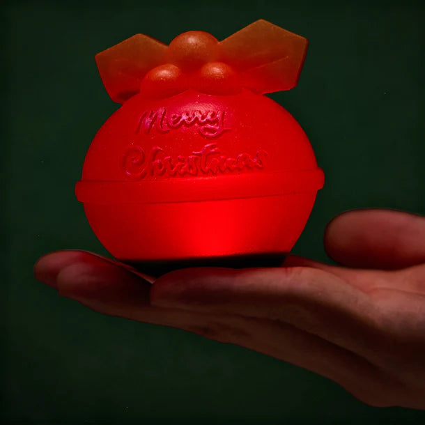 Christmas Ball with Red Light Taba Squishy