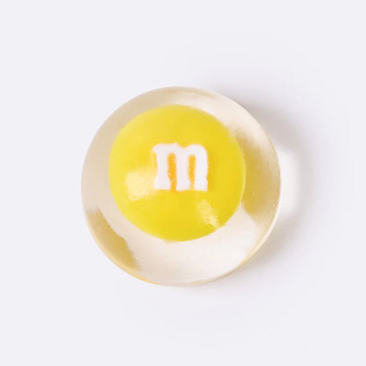 Nested Crystal Yellow M&M Taba Squishy