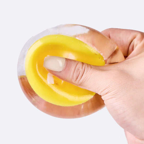 Nested Crystal Yellow M&M Taba Squishy